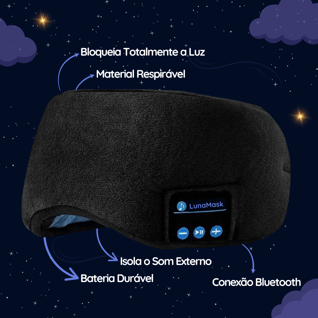 LunaMask - Máscara Bluetooth Para Insônia e Ansiedade